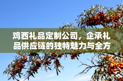 鸡西礼品定制公司，企承礼品供应链的独特魅力与全方位服务